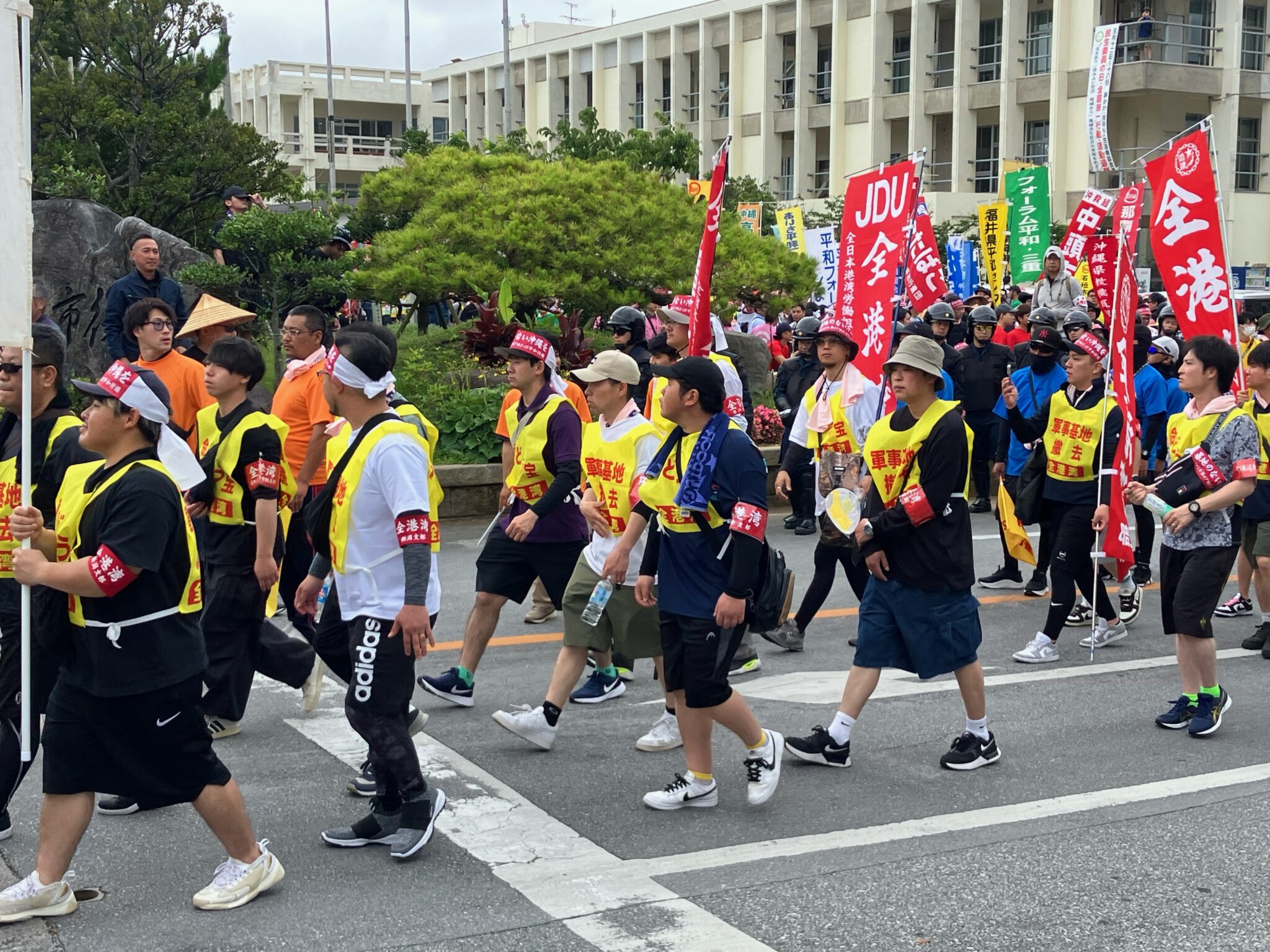 「三単産結団式」